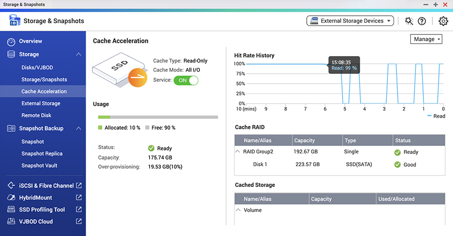 QTS 5.0.1 mejora el rendimiento y el uso de SSD NVMe