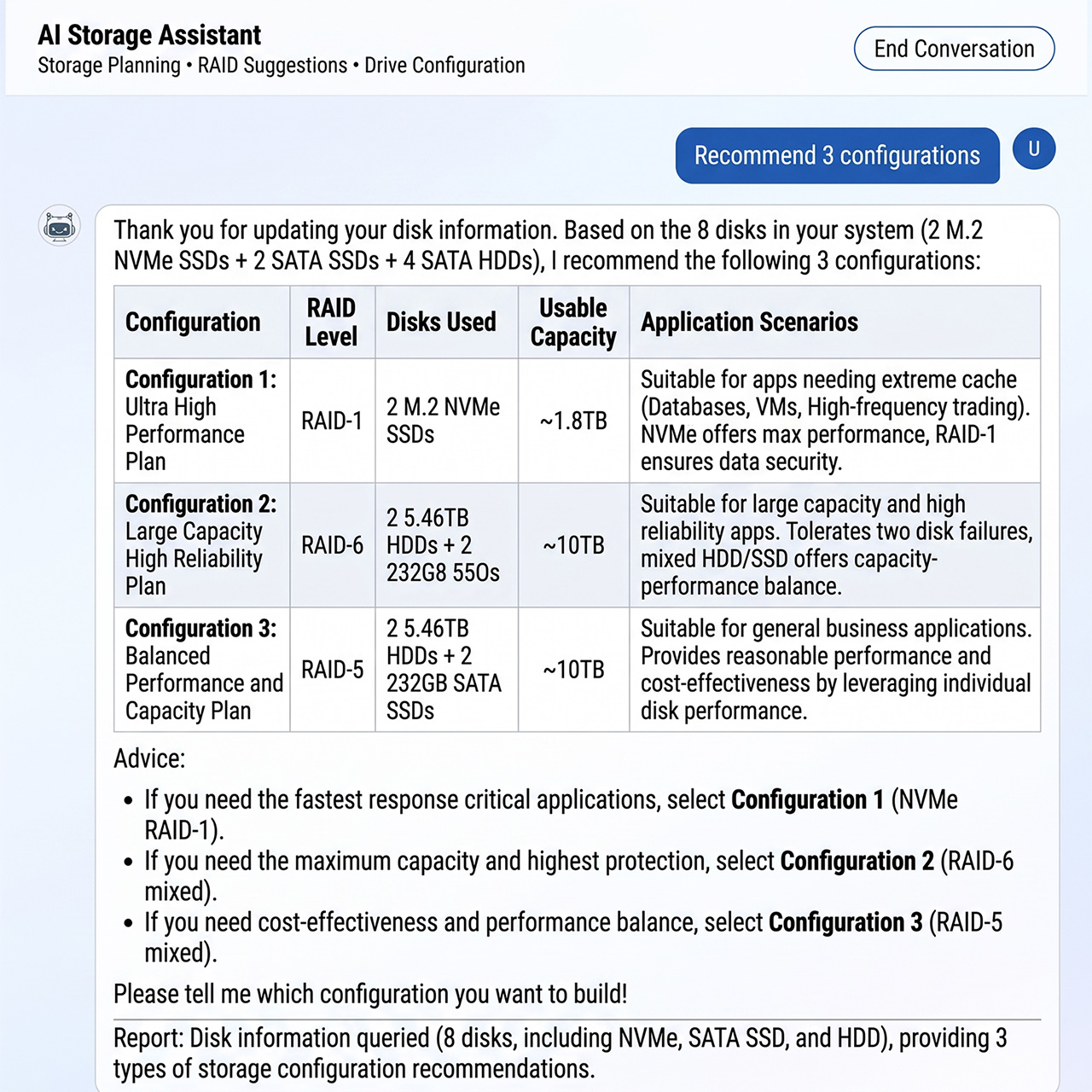 AI Storage Assistant