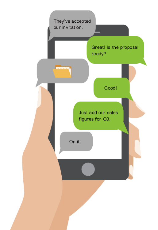 Messaging & File sharing to Boost Team Collaboration