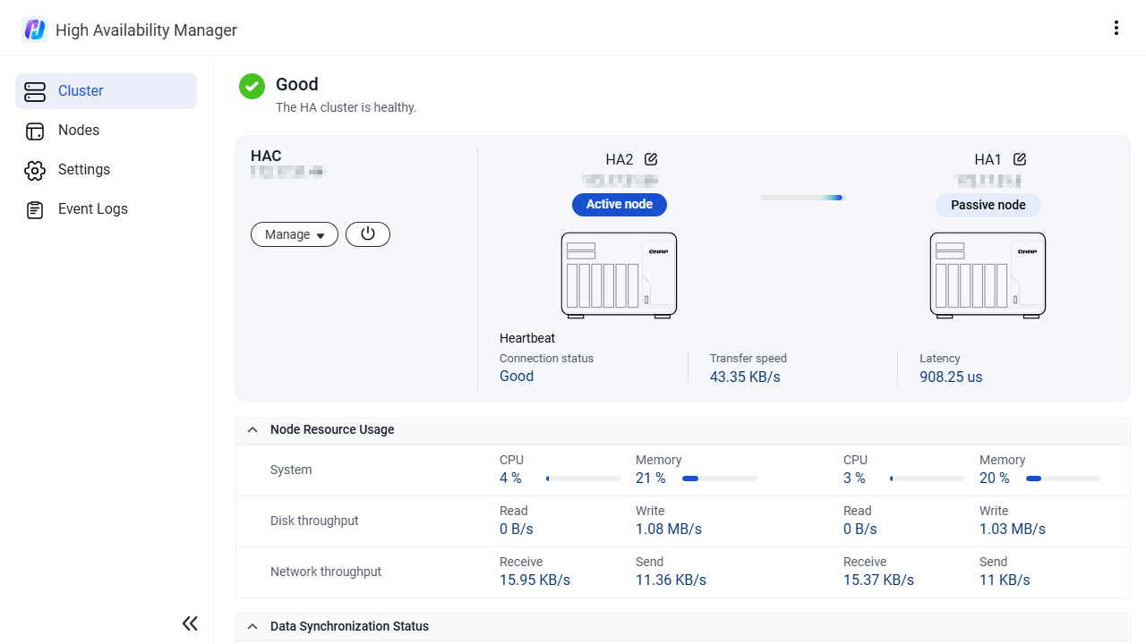 High Availability Manager