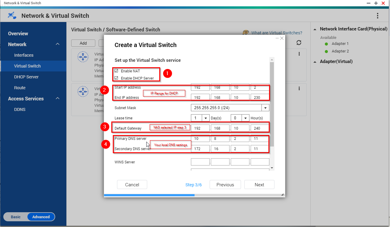 How to offer internet connection to a device connected directly to the ...