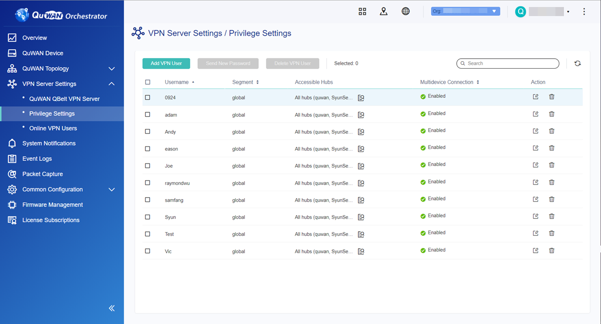Quwan Qbelt Vpn Server と Qvpn Device Client 間の Vpn 接続を構築する Qnap