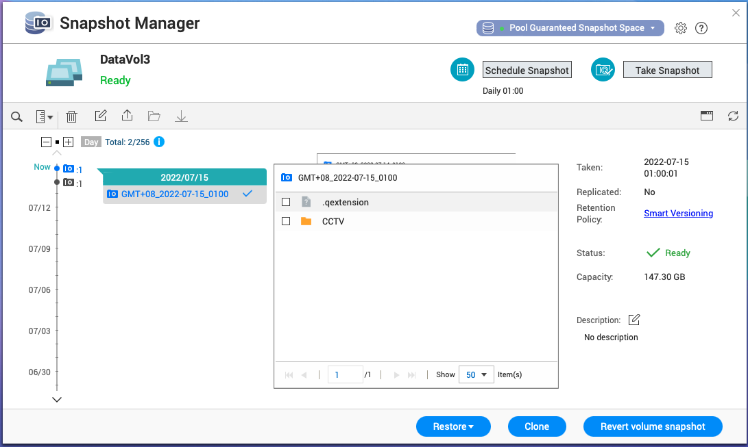 How to disable Schedule Snapshot? QNAP (TR)