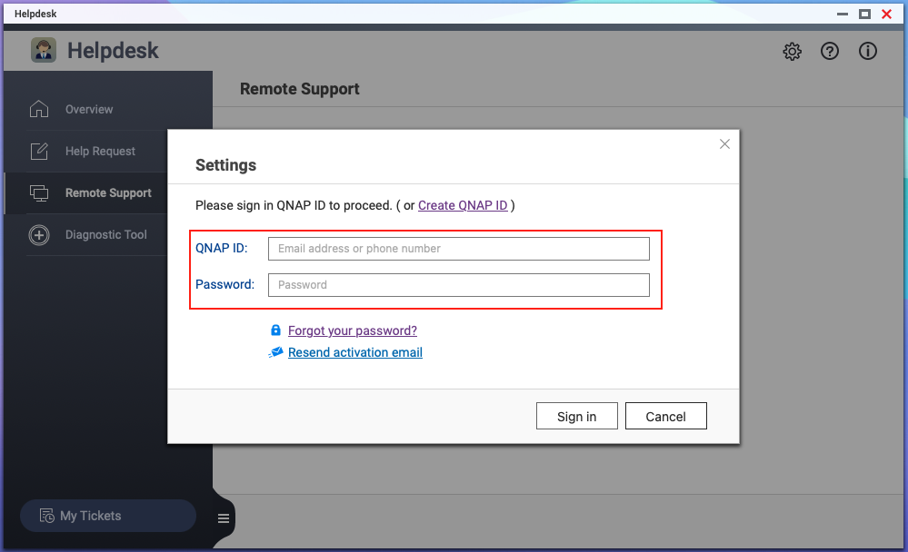 How do I enable Remote Support on my QNAP NAS? QNAP