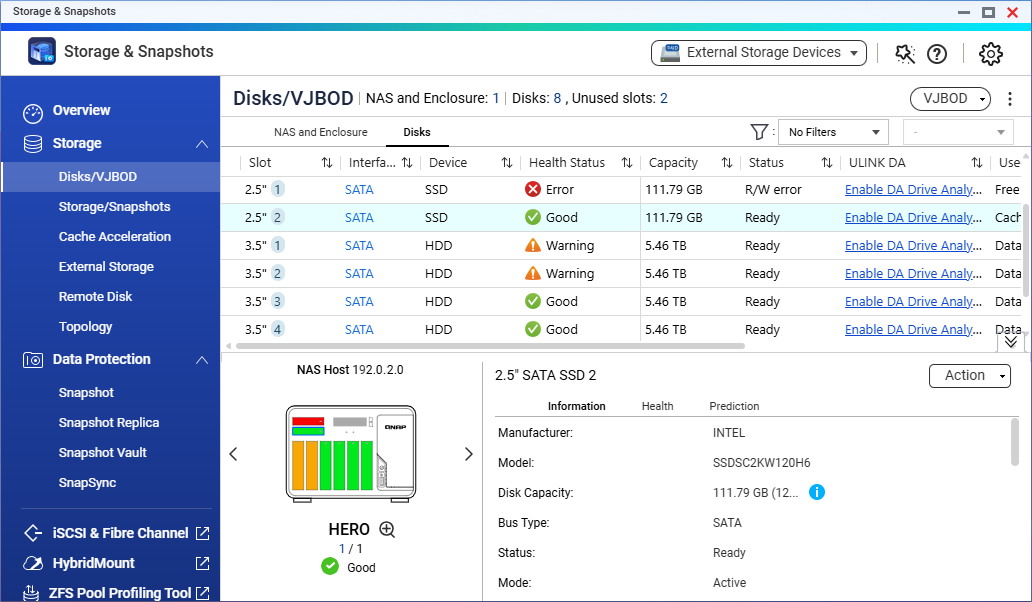 Storage & Snapshots Quick Start Guide QNAP