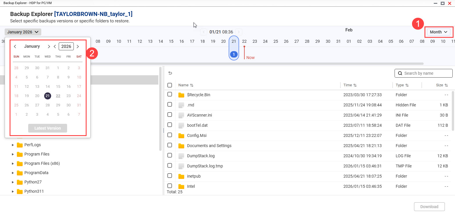 How do I restore files to my Windows PC or server with HDP Backup ...