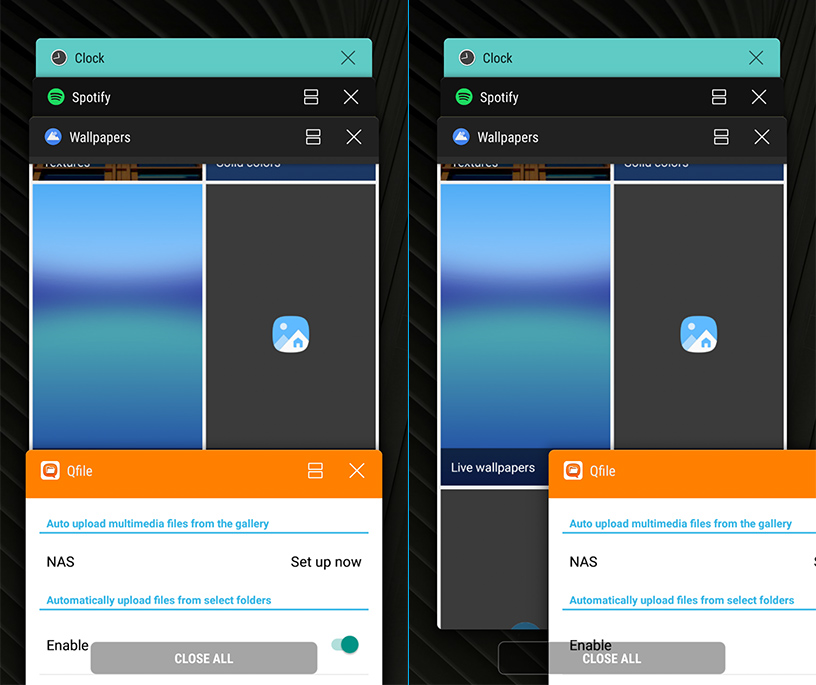 Why does the “Auto upload” feature in the Android version of QFile not