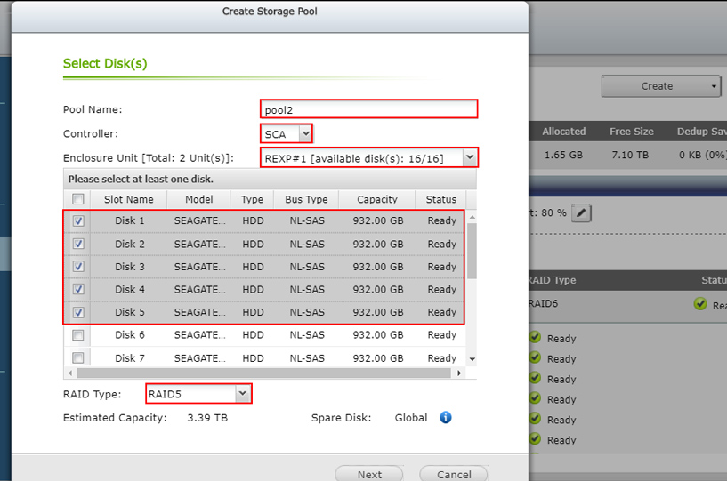 How to create a RAID50 / RAID60 storage pool in QES NAS? QNAP (US)