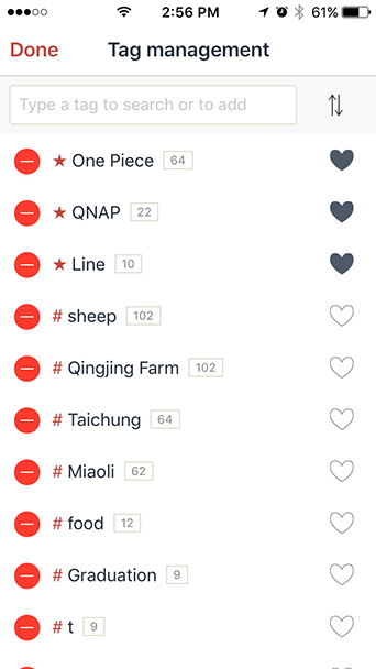 Set Shortcuts to your Favorite Photos