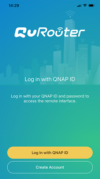 Log in with your QNAP ID