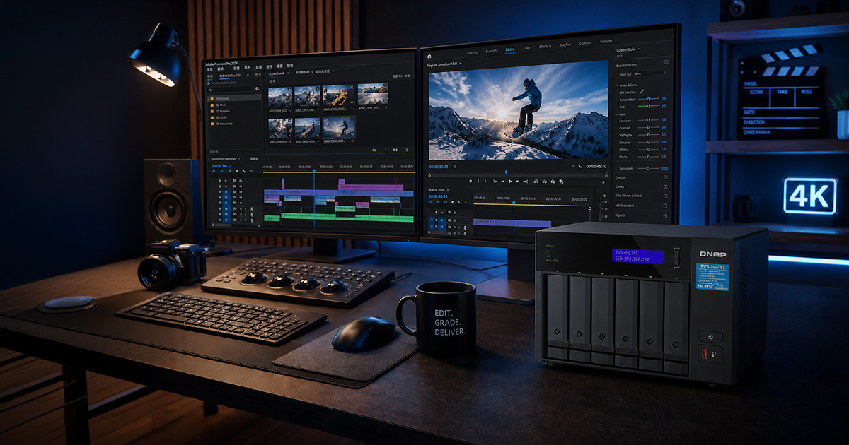 QNAP NAS - Best Storage for Adobe Users in 2026