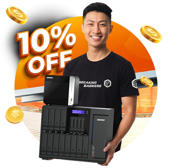 舊機換新機 NAS 全系列享 10% 折扣