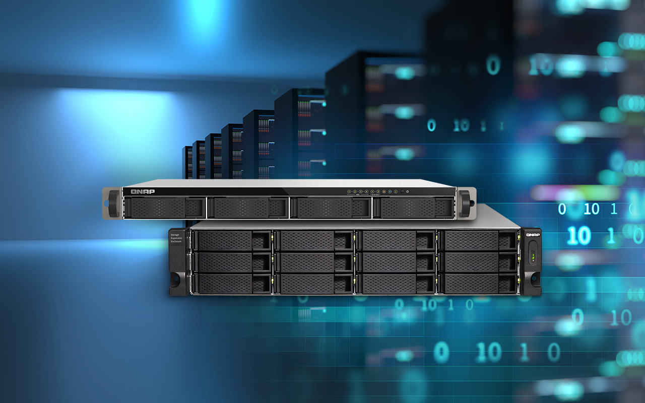Nas Rack TS-h665U-RP | Intel® quad-core 1U rackmount NAS with dual E1.S slots ...