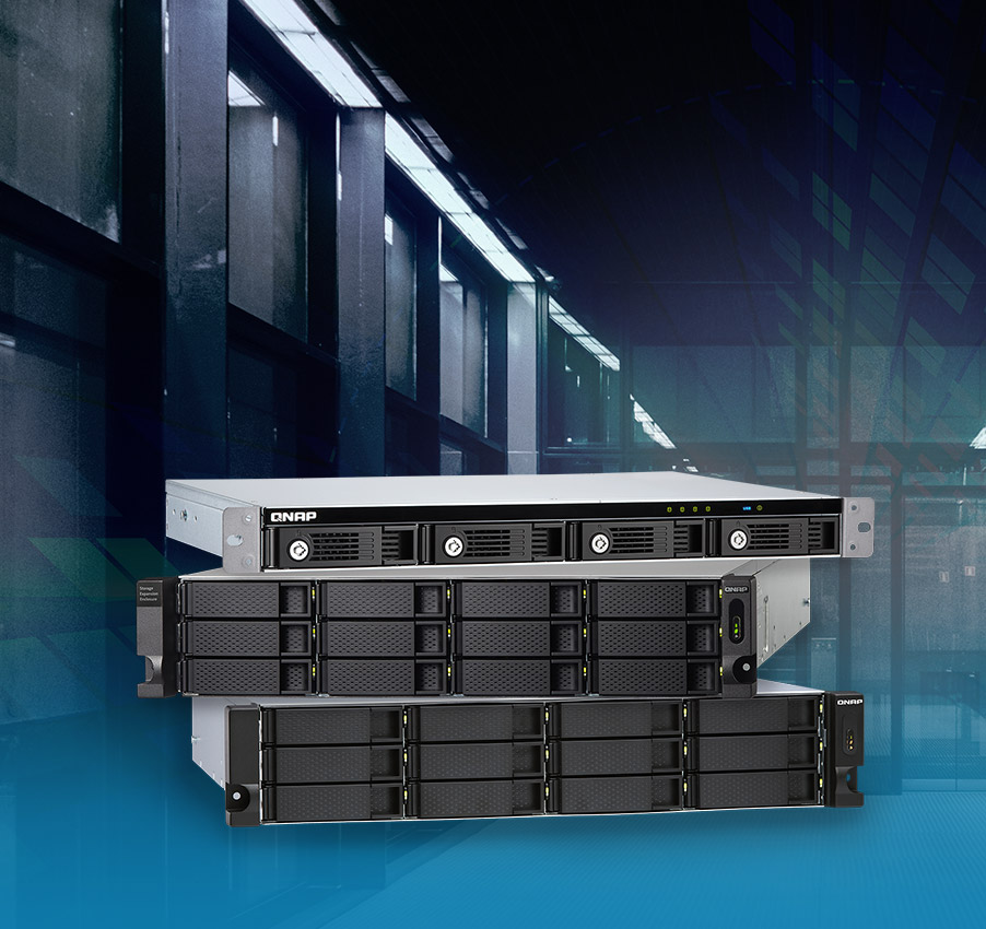 Qnap ts-1232pxu-rp | 12 ležišč | 4gb ddr4 | 2x 10gbe sfp+ in 2x 2. 5gbe | redundantno napajanje | rackmount nas strežnik 5 Qnap ts-1232pxu-rp razširitev kapacitete z jbod enotami