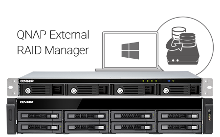 Qnap tr-004u | 4-bay 1u rack usb 3. 2 gen 1 type-c | strojni raid das razširitvena enota 4 Qnap tr-004u external raid manager upravljanje raid polja