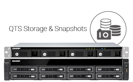 Qnap tr-004u uporaba s qts storage and snapshots manager
