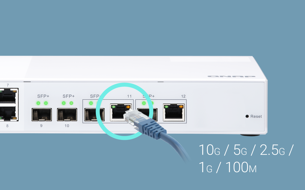 QSW-M408-2C | Entry-level 10GbE Layer 2 Web Managed Switch for SMB QSW-M408-2C | Entry-level 10GbE Layer 2 Web Managed Switch for SMB