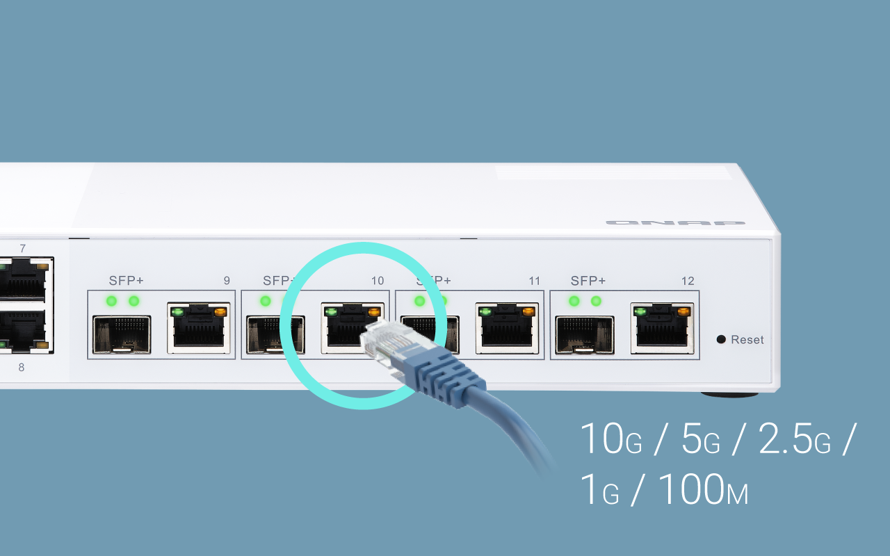 QSW-M408-4C | SMBのネットワークデプロイ用、エントリーレベルの10GbE QSW-M408-4C | SMBのネットワークデプロイ用、エントリーレベルの10GbE