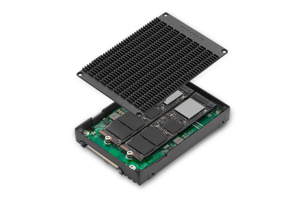 QDA-U2MP, Use two M.2 PCIe NVMe SSD in a U.2 PCIe NVMe SSD drive bay for  PC and NAS