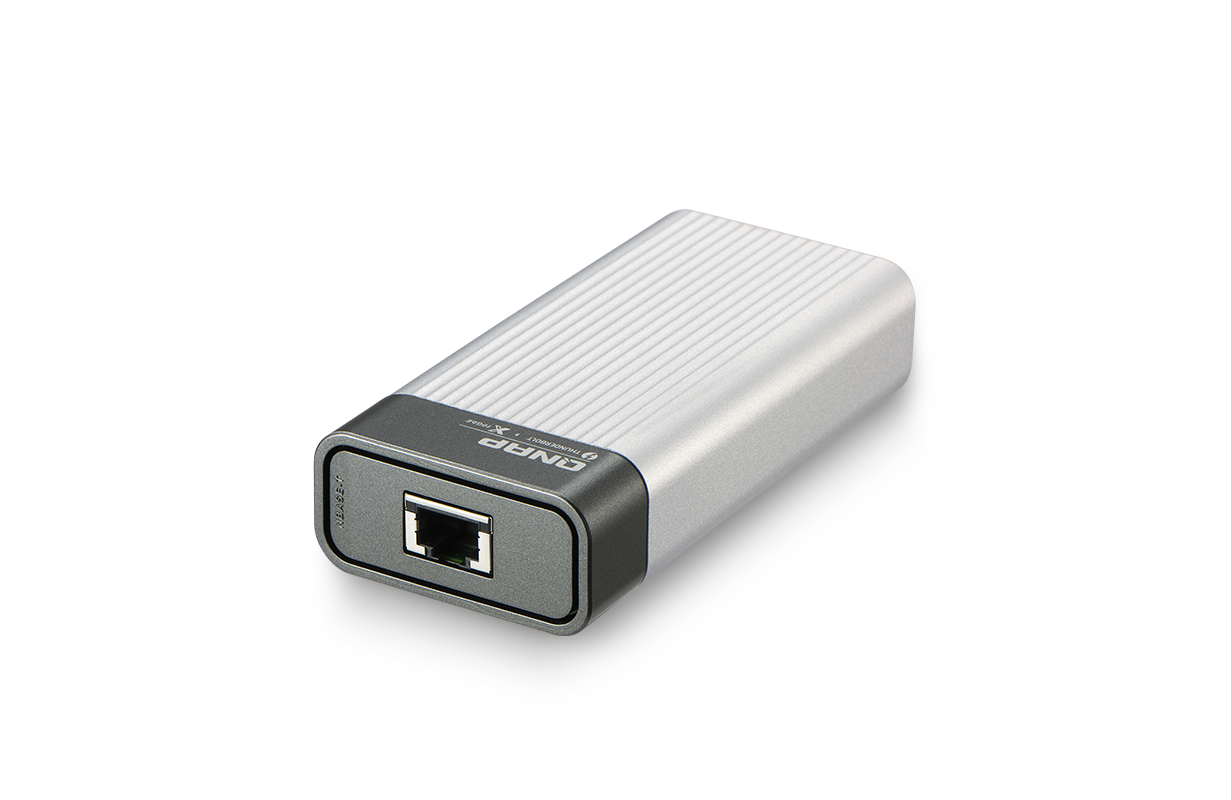 QNA-T310G1T | Connect to 10GbE/NBASE-T networks over Thunderbolt QNA-T310G1T | Connect to 10GbE/NBASE-T networks over Thunderbolt