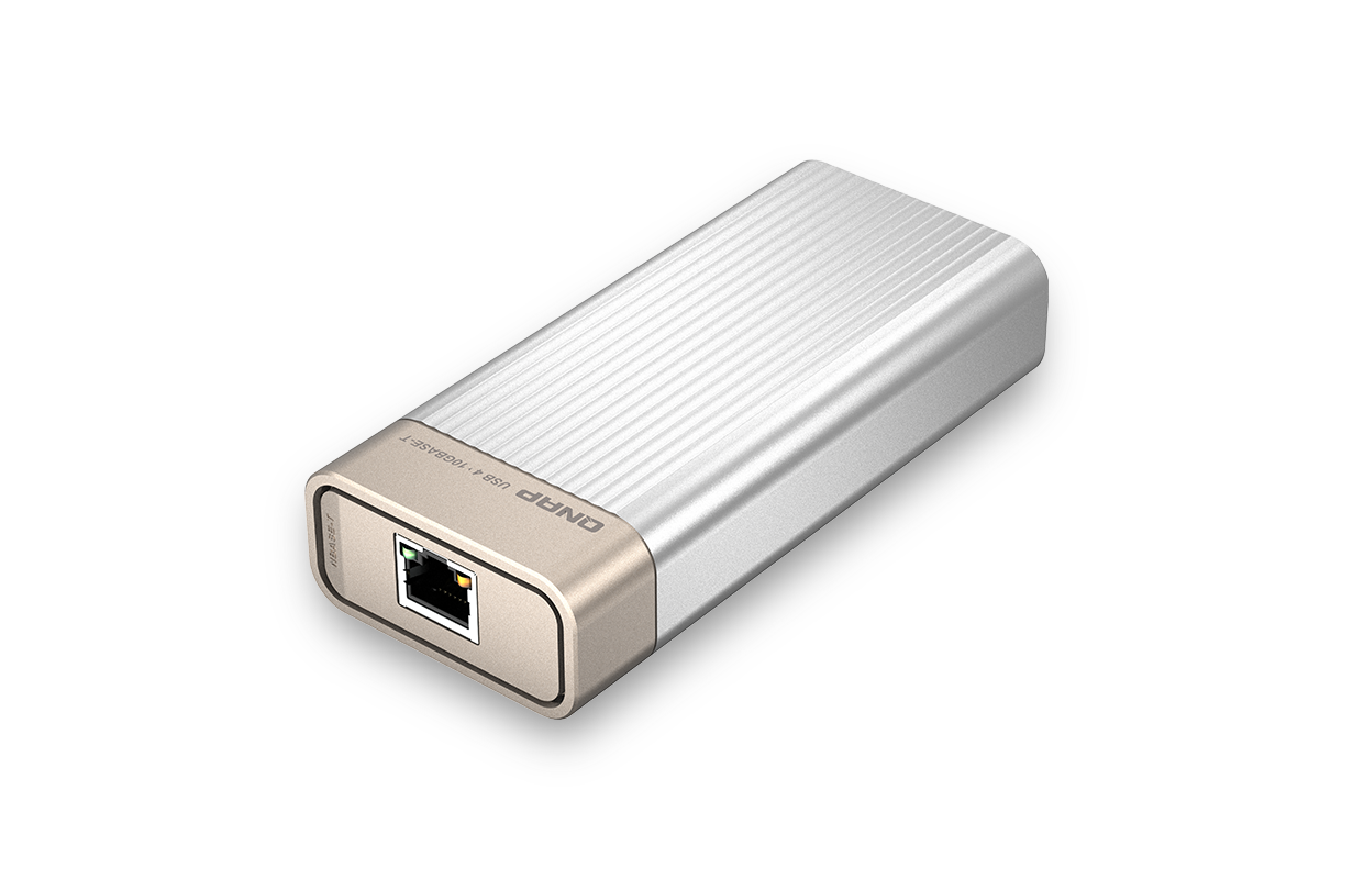 QNA-UC10G1T | USB 4 Type-C to 10GBASE-T RJ45 Network Adapter QNA-UC10G1T | USB 4 Type-C to 10GBASE-T RJ45 Network Adapter