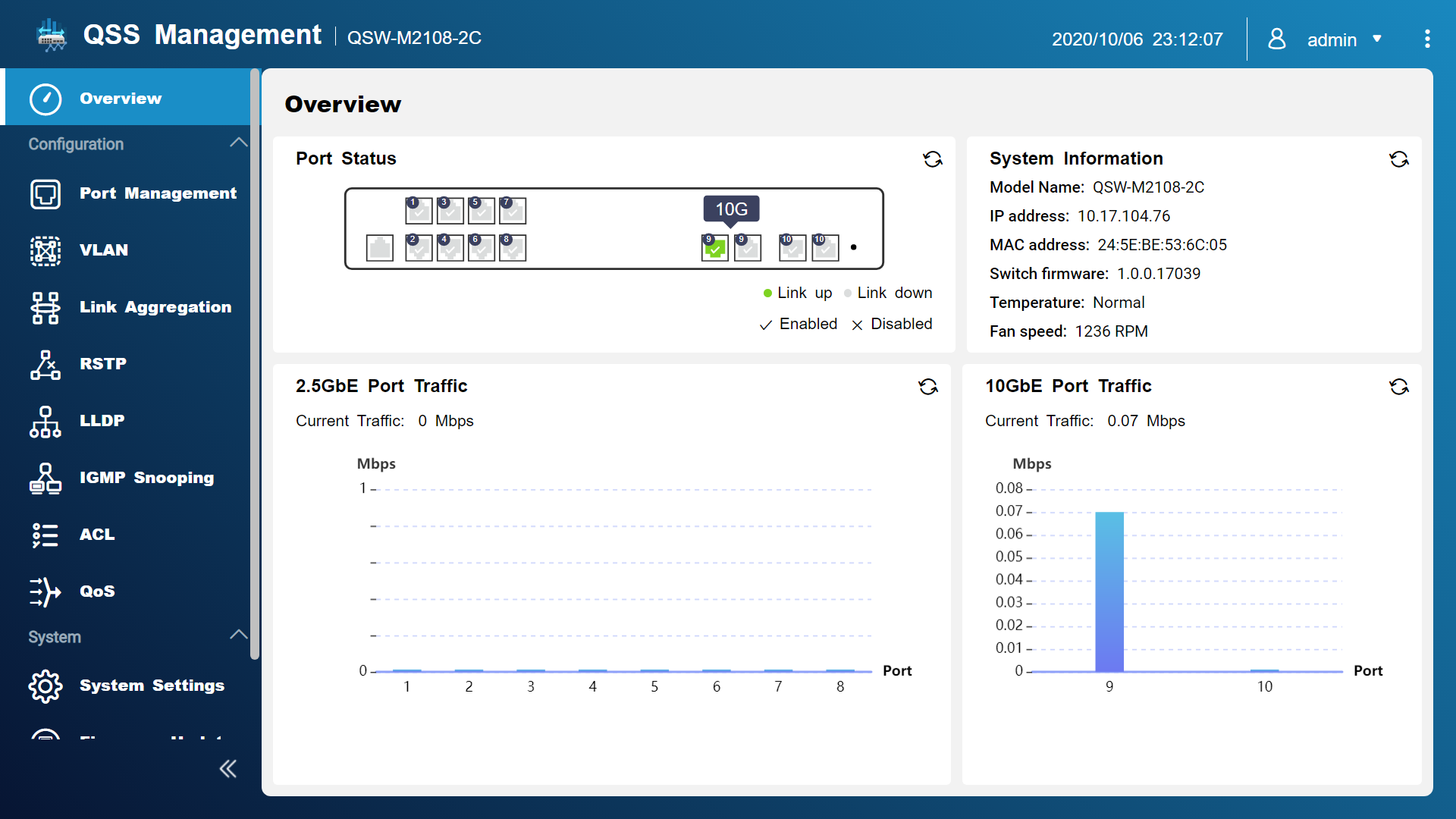 QSW-M2108-2S, Entry-level 10GbE and 2.5GbE Layer 2 Web Managed Switch for  SMB Network Deployment