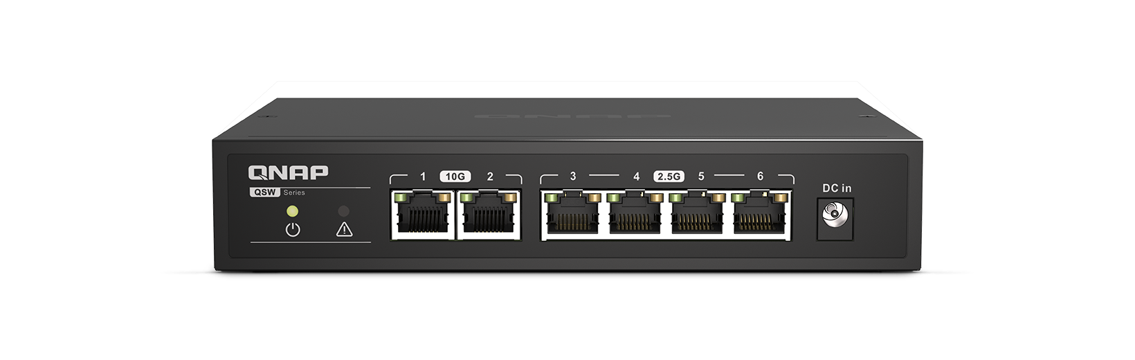 QSW-2104-2T | A plug & play switch featuring 10GbE and 2.5GbE QSW-2104-2T | A plug & play switch featuring 10GbE and 2.5GbE