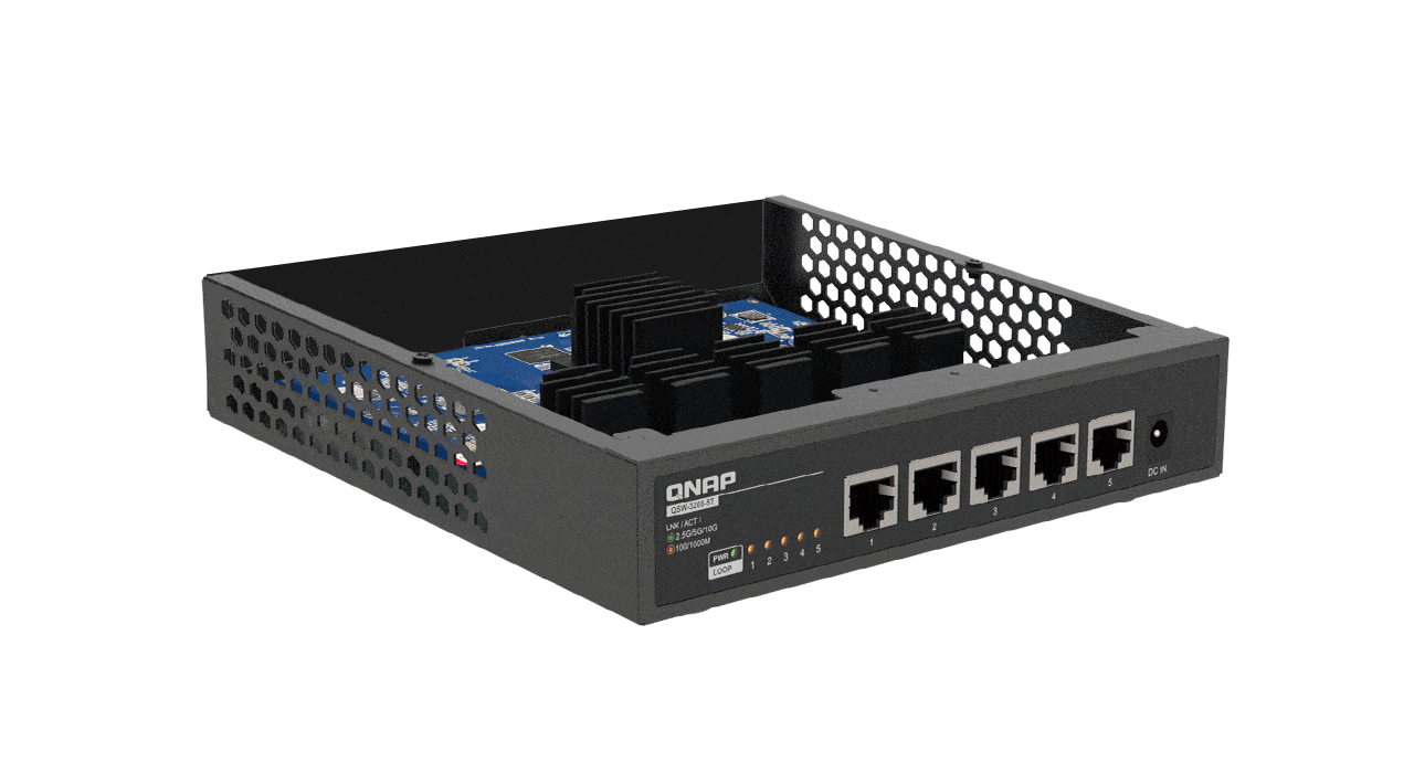 QSW-3205-5T | Effortless 10G speed with the cost-effective 5-port QSW-3205-5T | Effortless 10G speed with the cost-effective 5-port