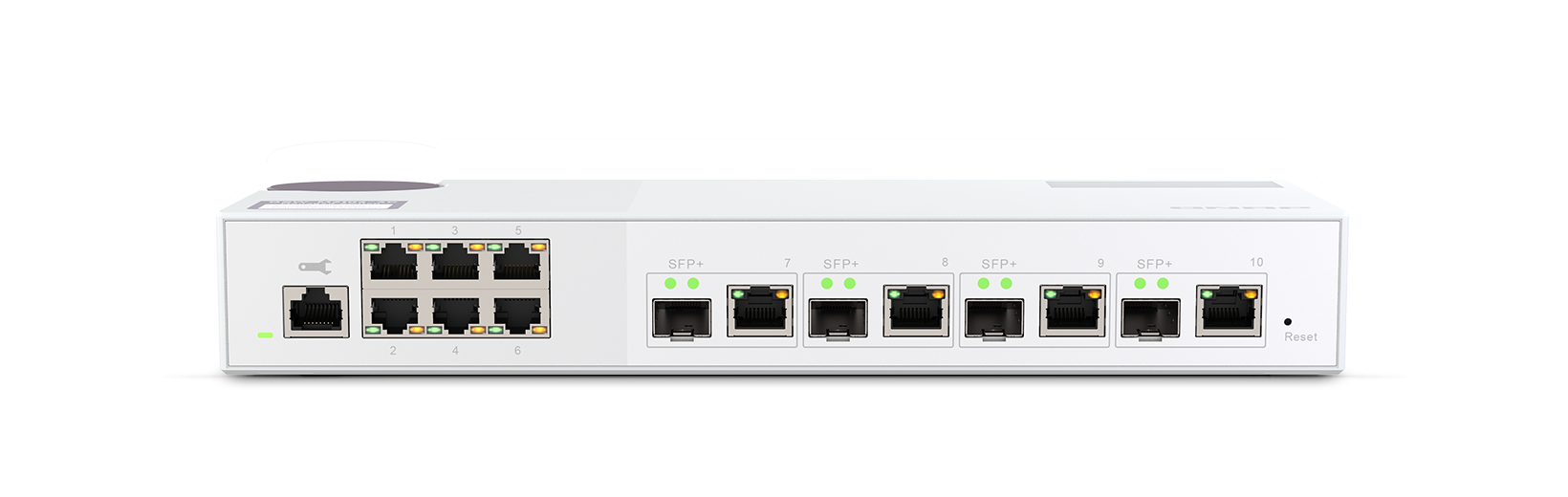 QSW-M2106-4C | 10GbE and 2.5GbE Layer 2 Web Managed Switch for SMB QSW-M2106-4C | 10GbE and 2.5GbE Layer 2 Web Managed Switch for SMB