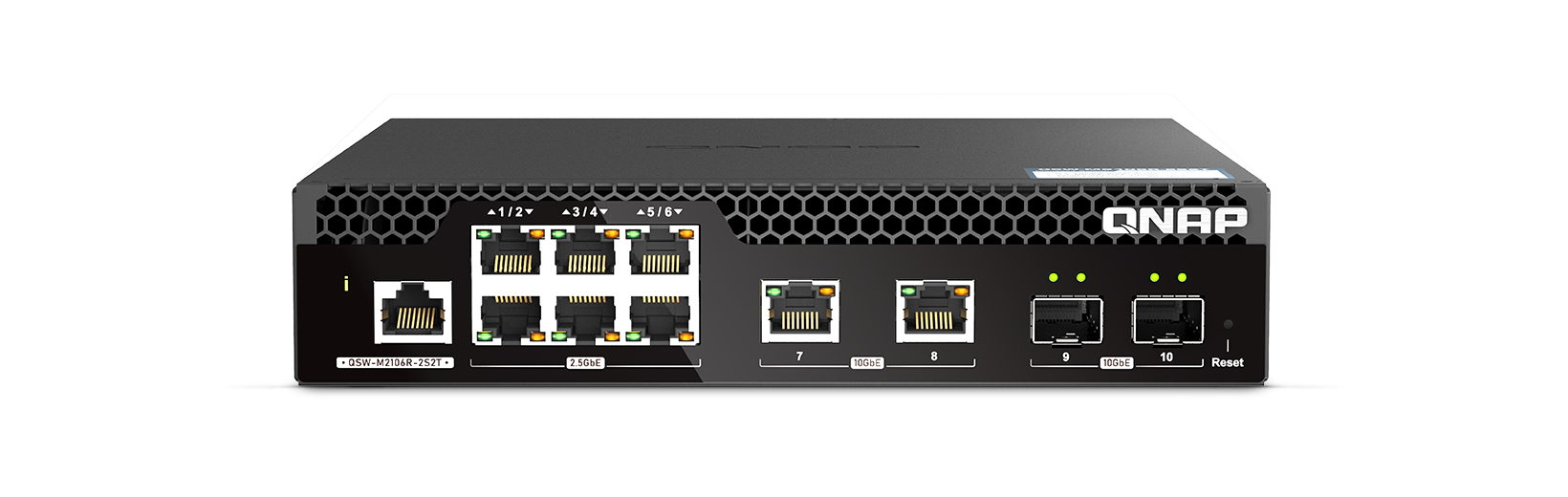 Qsw Rtn QSW-M2106R-2S2T | 10GbE and 2.5GbE Layer 2 Web Managed Switch for SMB ...
