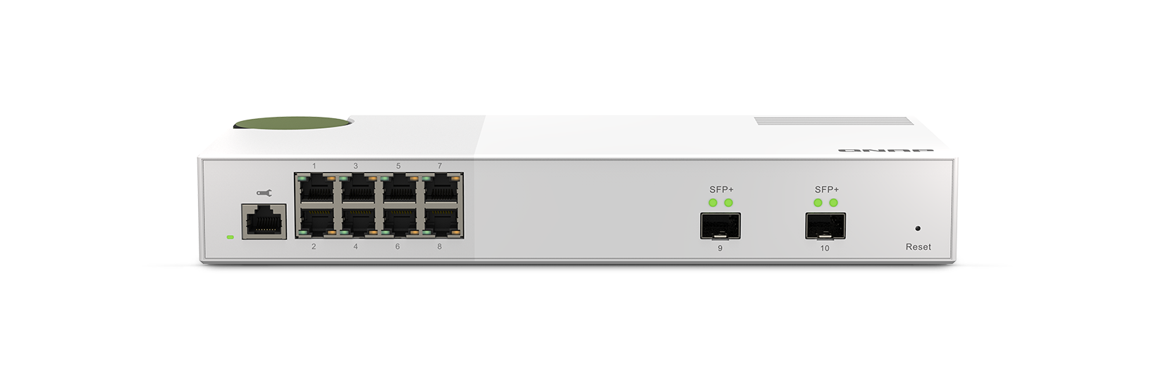 QSW-M2108-2S, Entry-level 10GbE and 2.5GbE Layer 2 Web Managed Switch for  SMB Network Deployment