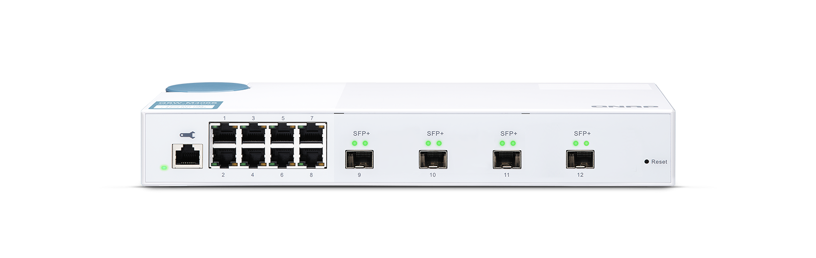 QNAP キューナップ ） 10GbE 2.5Gbe L2 Web マネージドスイッチ 2つの10GbE SFP+/RJ45コンボポ 