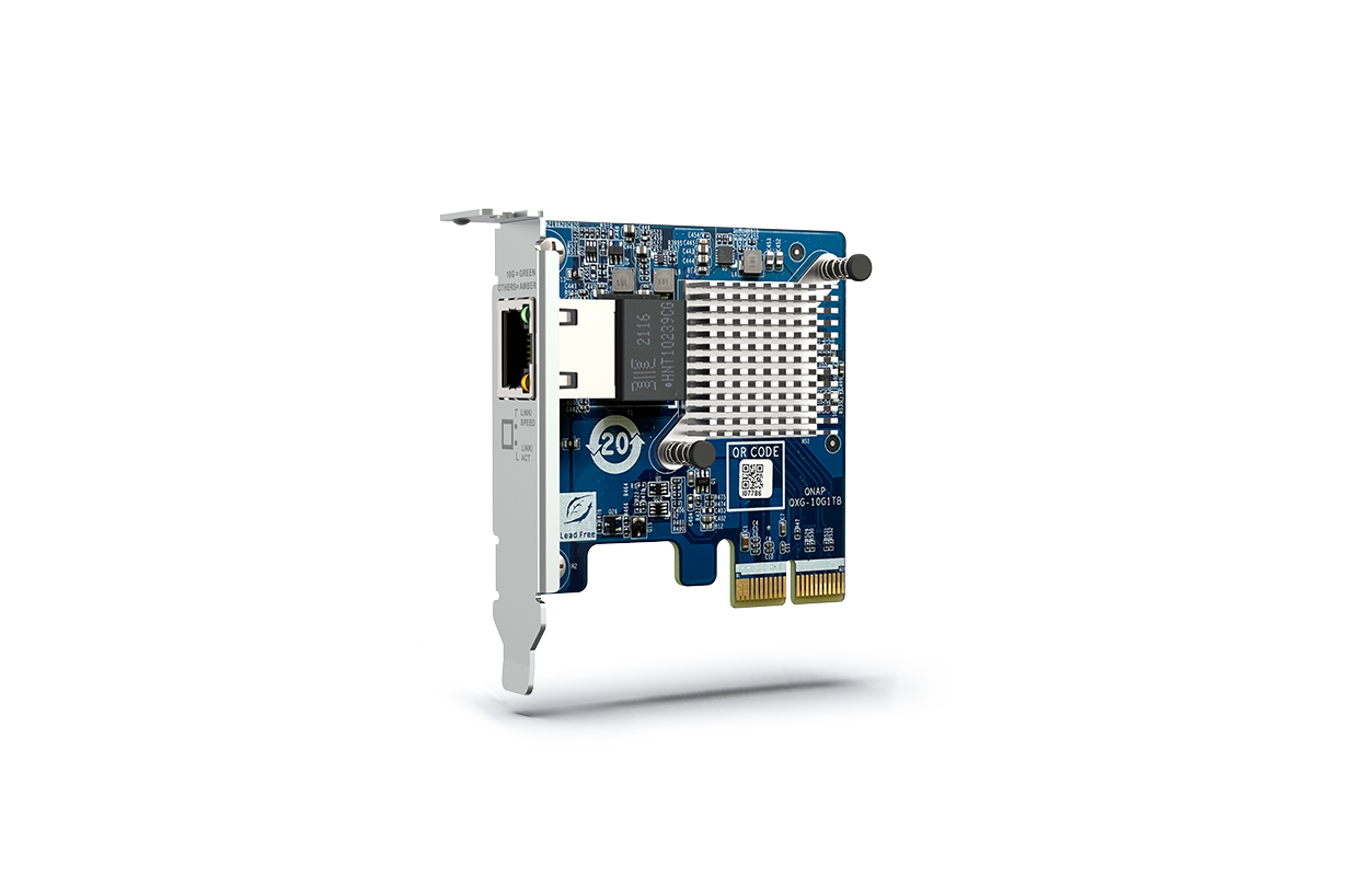 QXG-10G1TB | Single 10GbE port, supports up to five speeds (10G QXG-10G1TB | Single 10GbE port, supports up to five speeds (10G