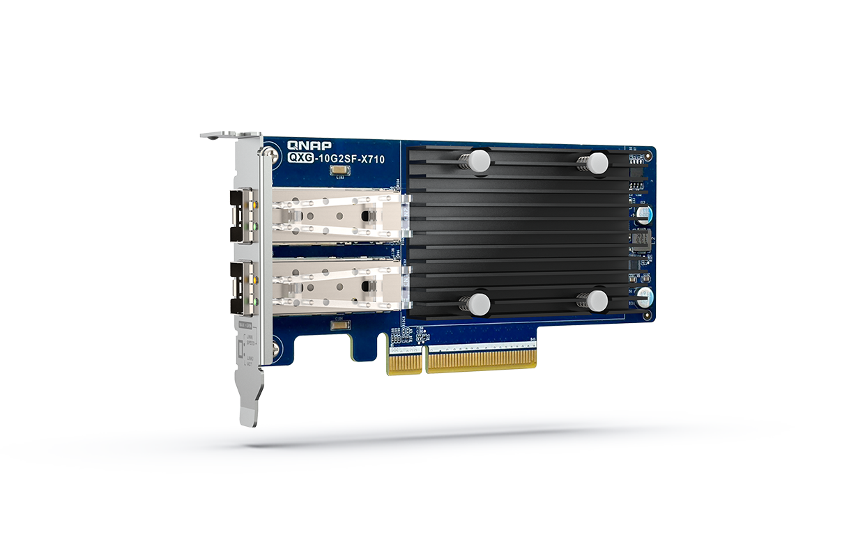 Qnap qxg-10g2sf-x710 | 2x 10gb sfp+ | pcie gen3 x8 | intel x710 | mrežna kartica 1 Qnap qxg-10g2sf-x710 2x 10gb sfp+ mrežna kartica