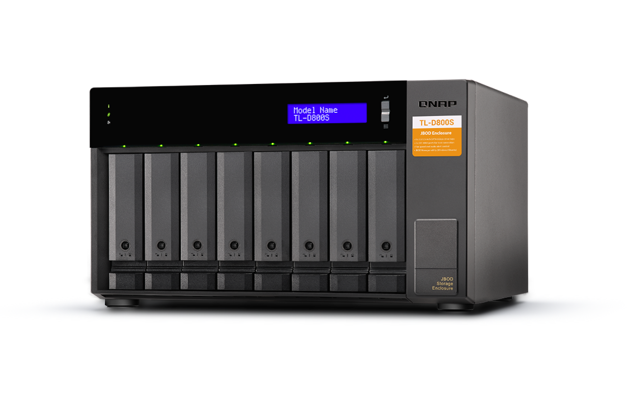 TL-D800S | High-performance desktop SATA 6Gbps JBOD storage TL-D800S | High-performance desktop SATA 6Gbps JBOD storage