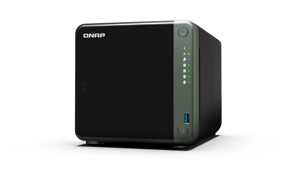 QNAP TS-433-4G-US 4 Bay NAS with Quad-core Processor, 4 GB DDR4 RAM and  2.5GbE Network (Diskless)