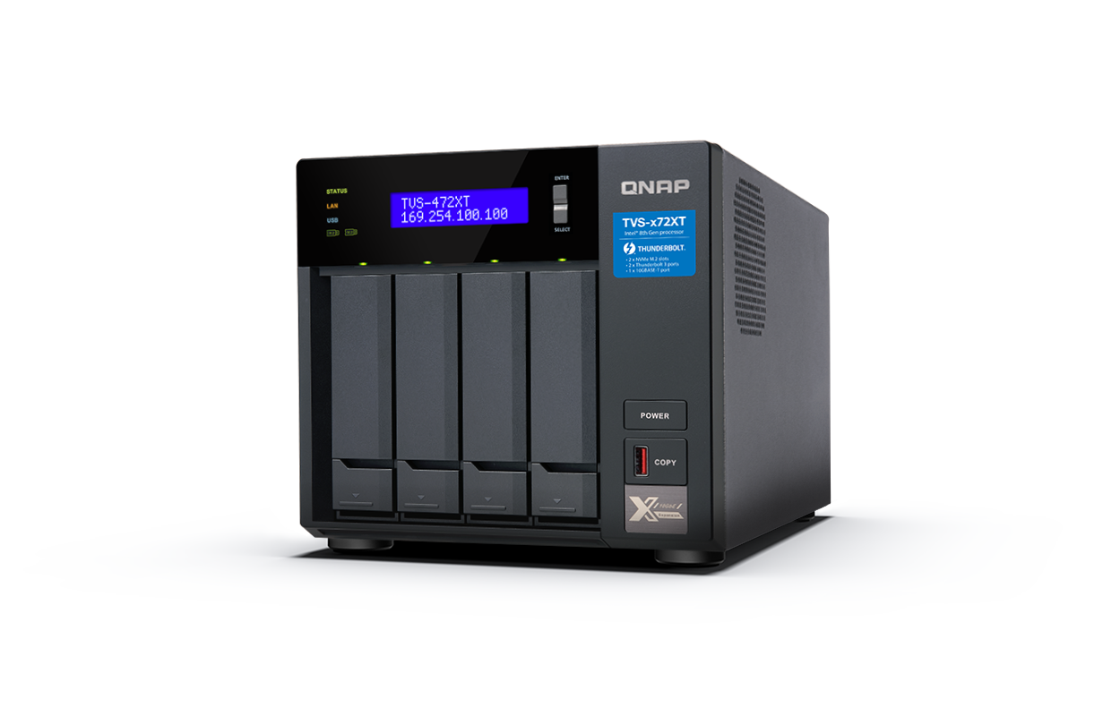TVS-472XT | Breakthrough performance and outstanding connectivity TVS-472XT | Breakthrough performance and outstanding connectivity