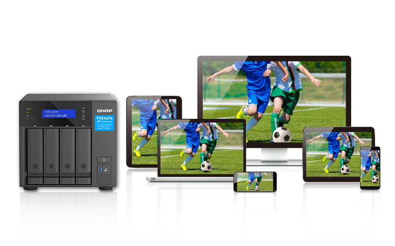 Real-time transcoding and display